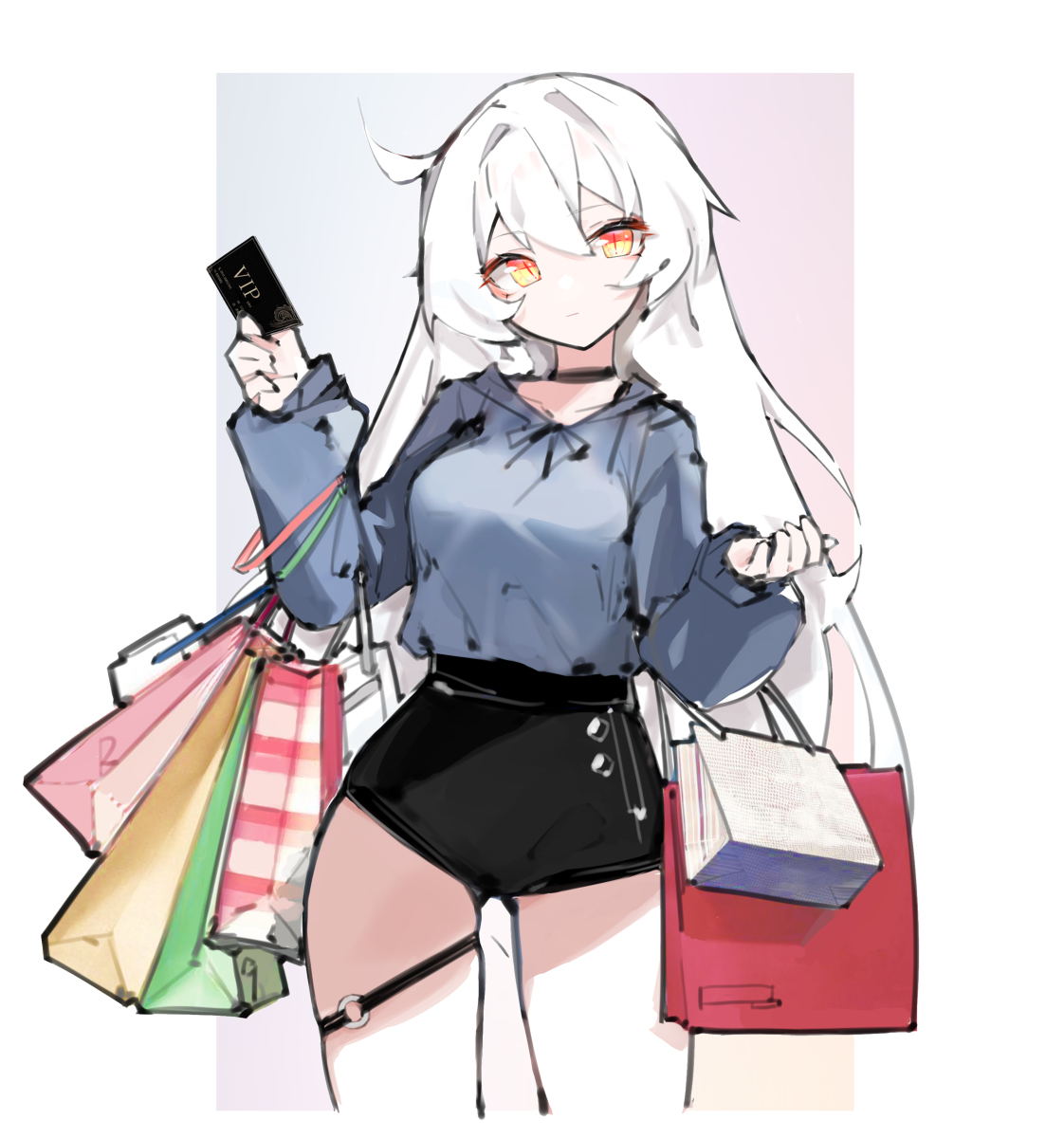 This is a pixiv picture whose title is 买买买.