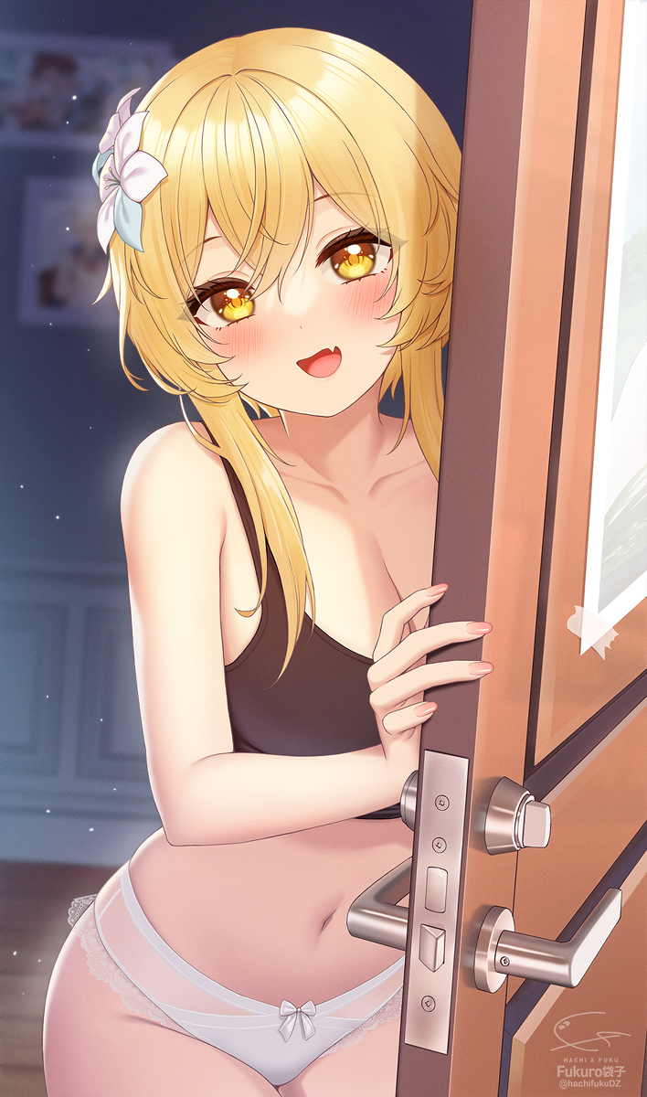 This is a pixiv picture whose title is girl next door.