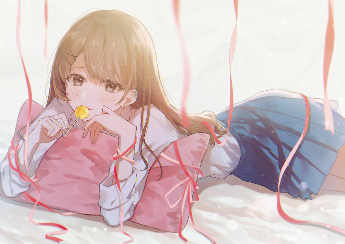 This is a pixiv picture whose title is lollipop🍬🍭.