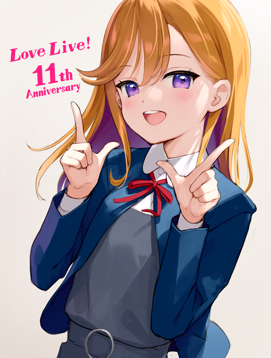 This is a pixiv picture whose title is ラブライブ11周年かのんちゃん.