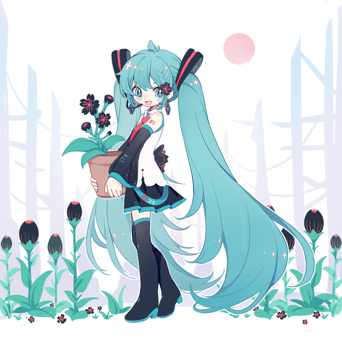 This is a pixiv picture whose title is ✿.