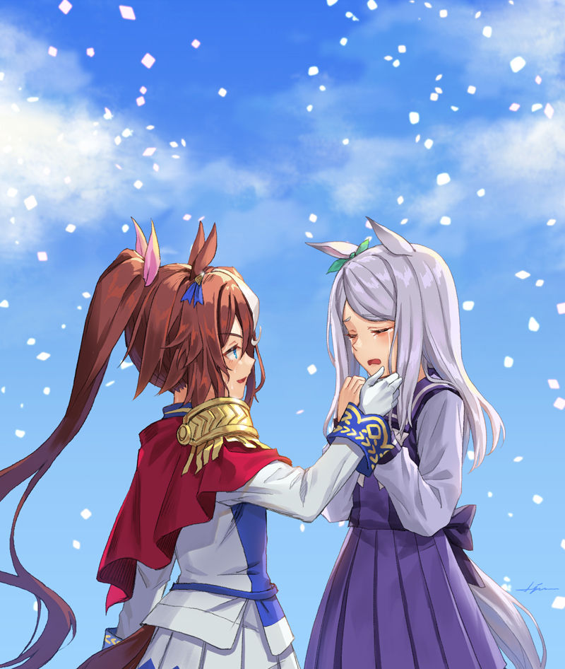 This is a pixiv picture whose title is キミと夢をかけるよ、何回だって….