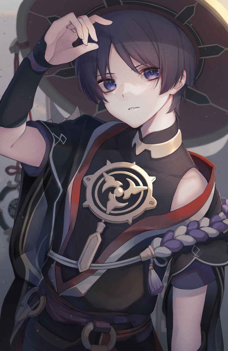 This is a pixiv picture whose title is スカラマシュ(原神).