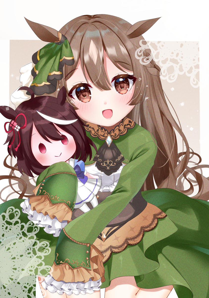 This is a pixiv picture whose title is サトノダイヤモンドちゃん.