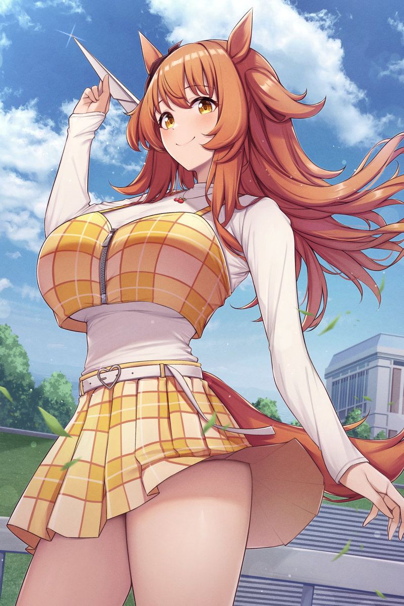 This is a pixiv picture whose title is マヤノトップガン(高等部).