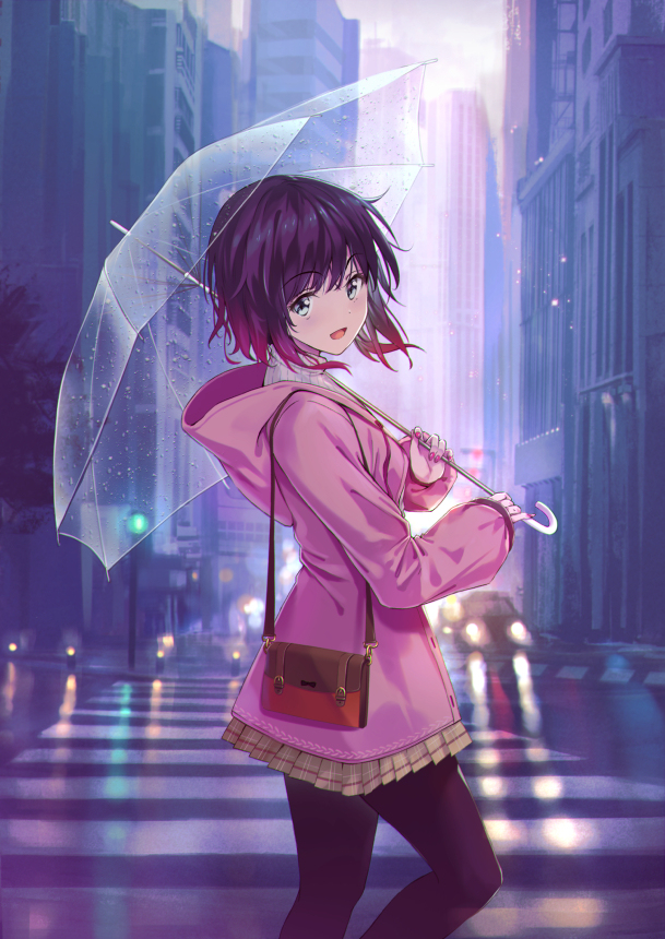 This is a pixiv picture whose title is 傘.