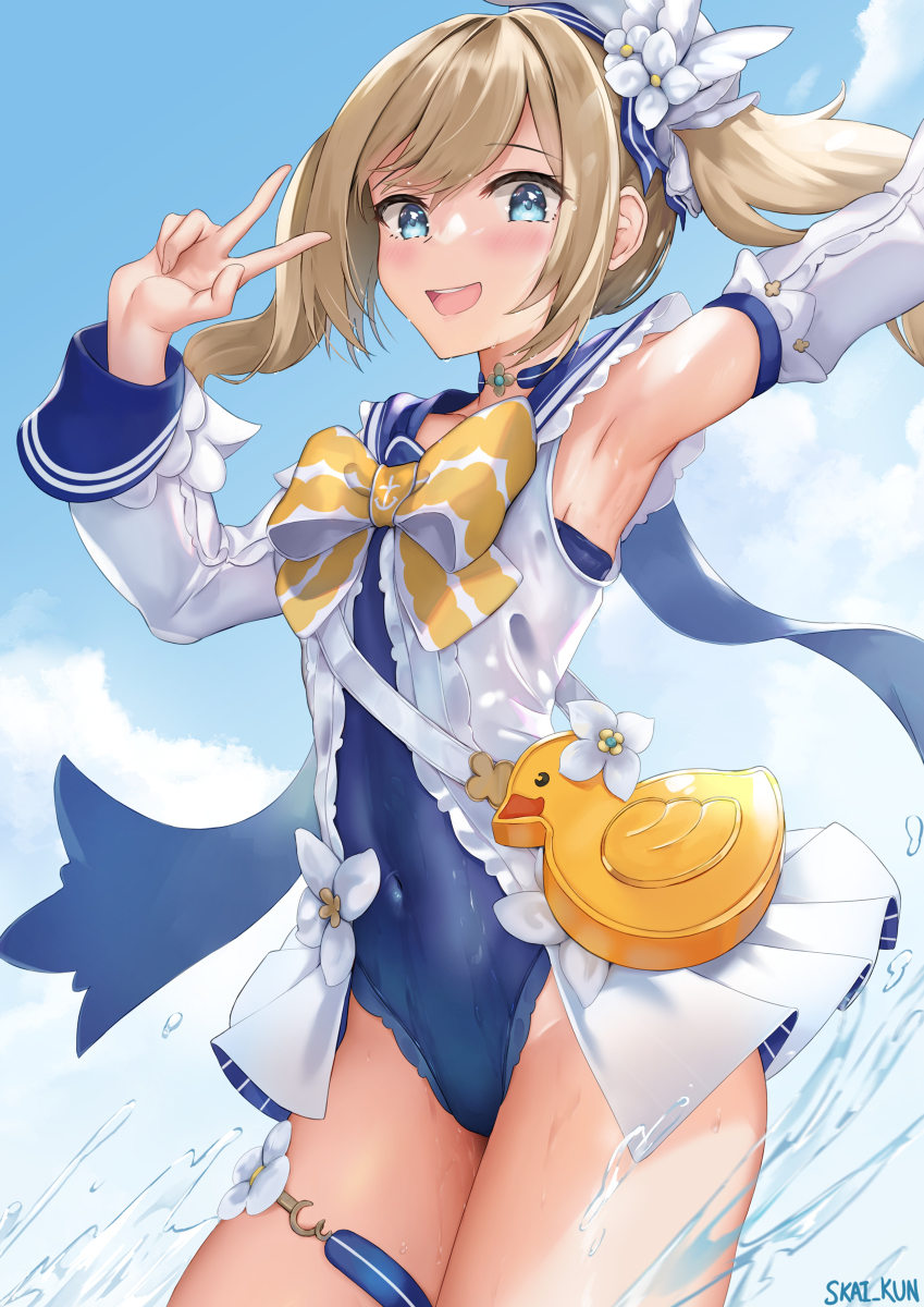 This is a pixiv picture whose title is Barbara Summer Swimsuit.