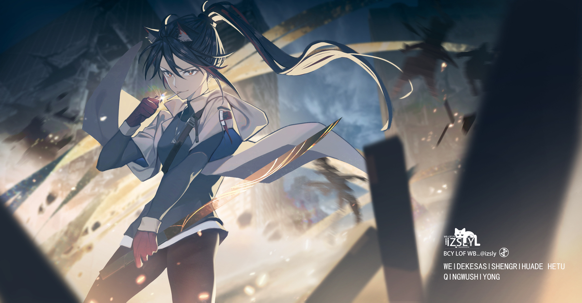 This is a pixiv picture whose title is 德克萨斯的生日贺图.