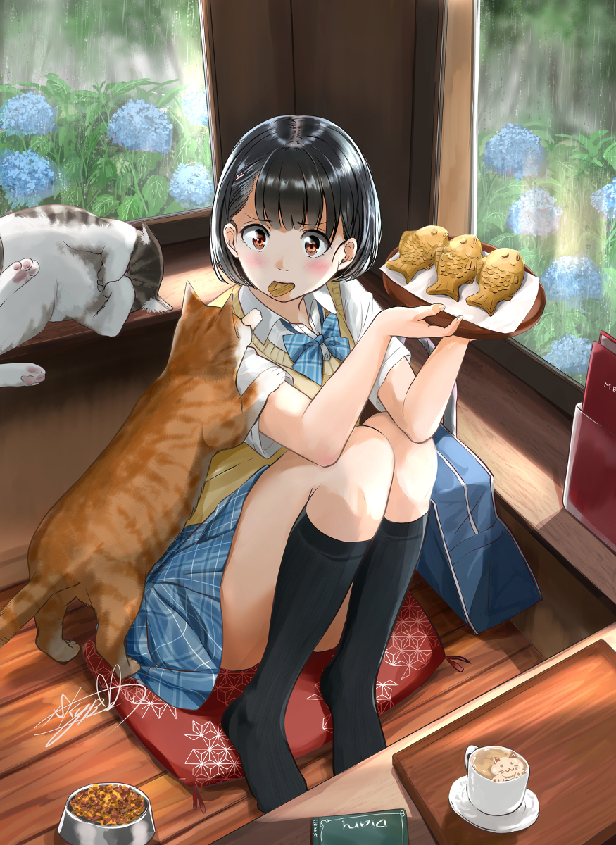 This is a pixiv picture whose title is 「ーちょっと、これは私のだよ」.