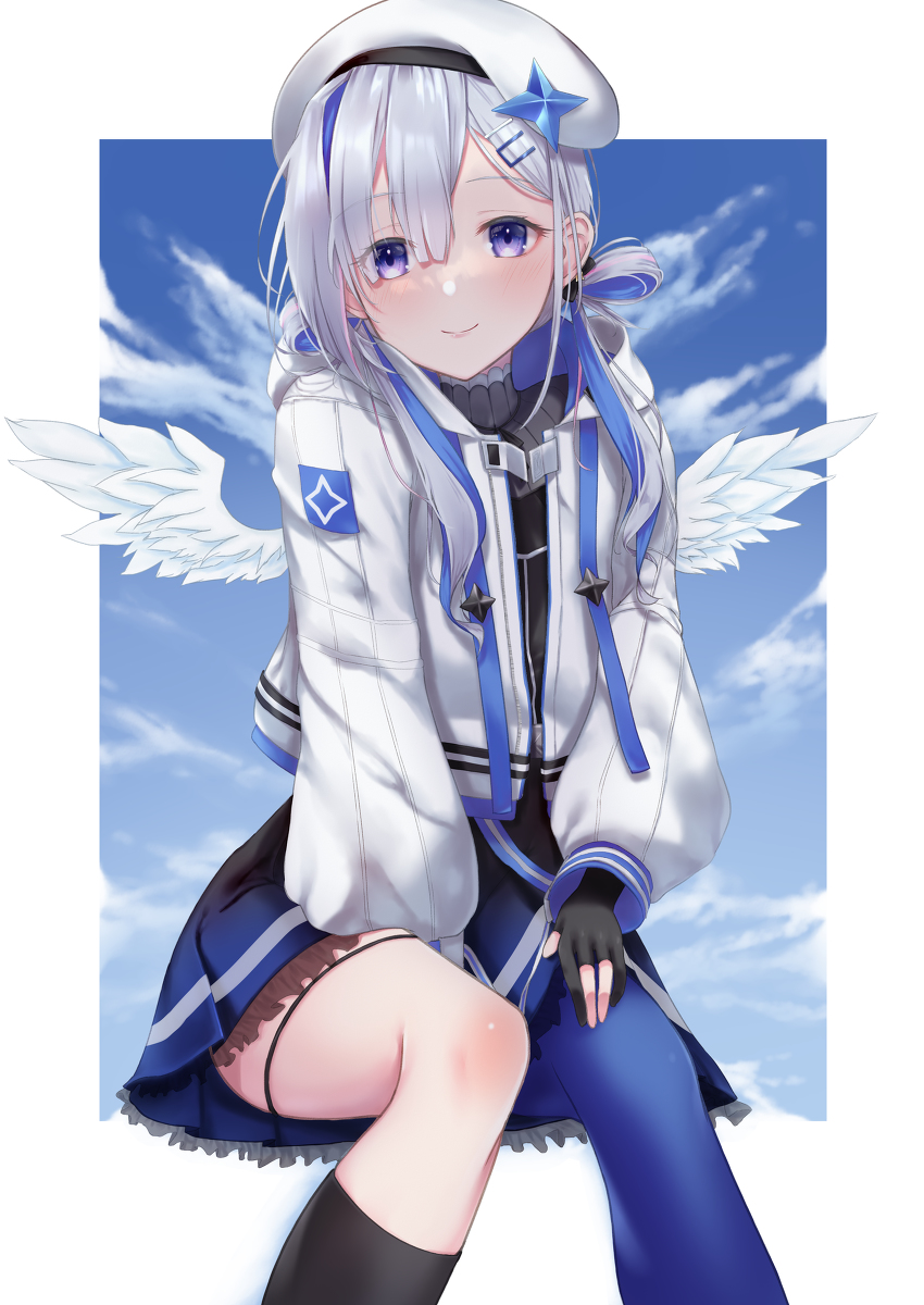 This is a pixiv picture whose title is 天音かなた.