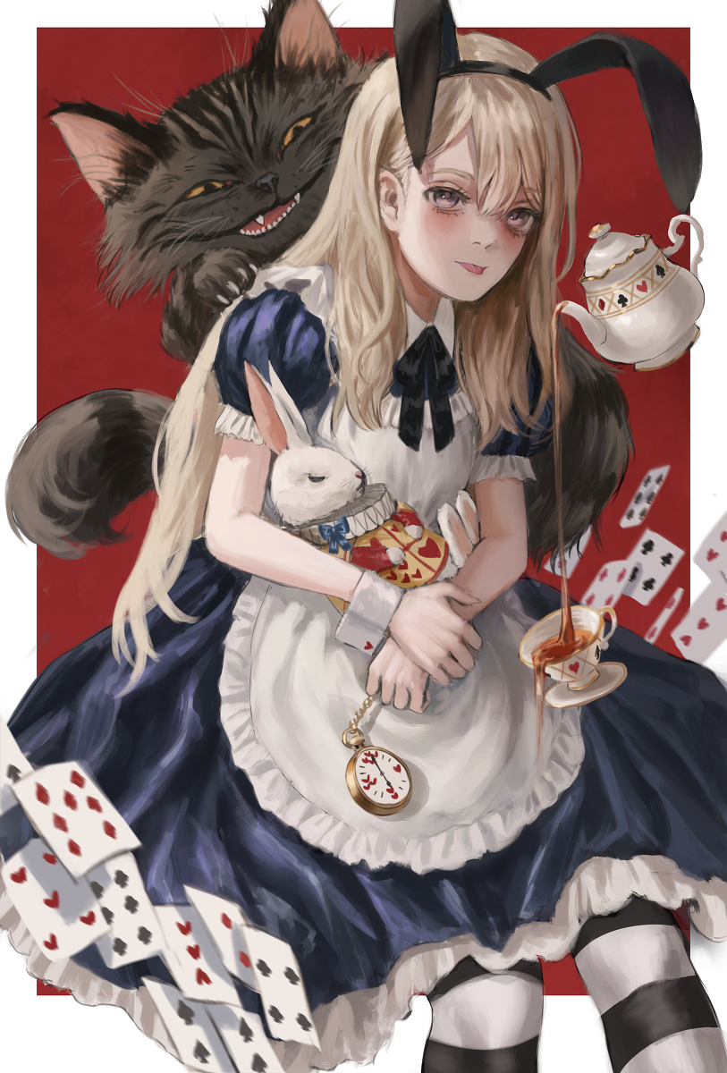 This is a pixiv picture whose title is Alice.