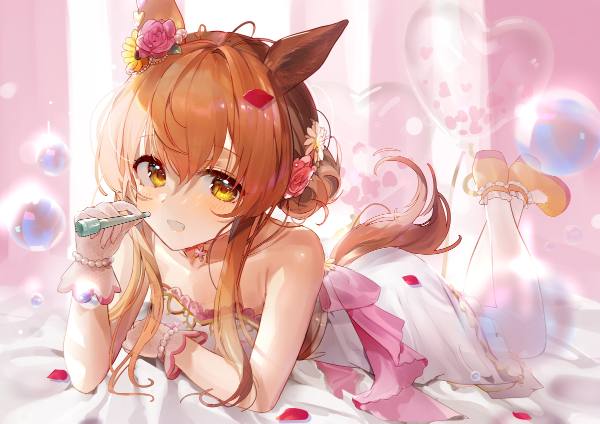 This is a pixiv picture whose title is 花嫁マヤ.
