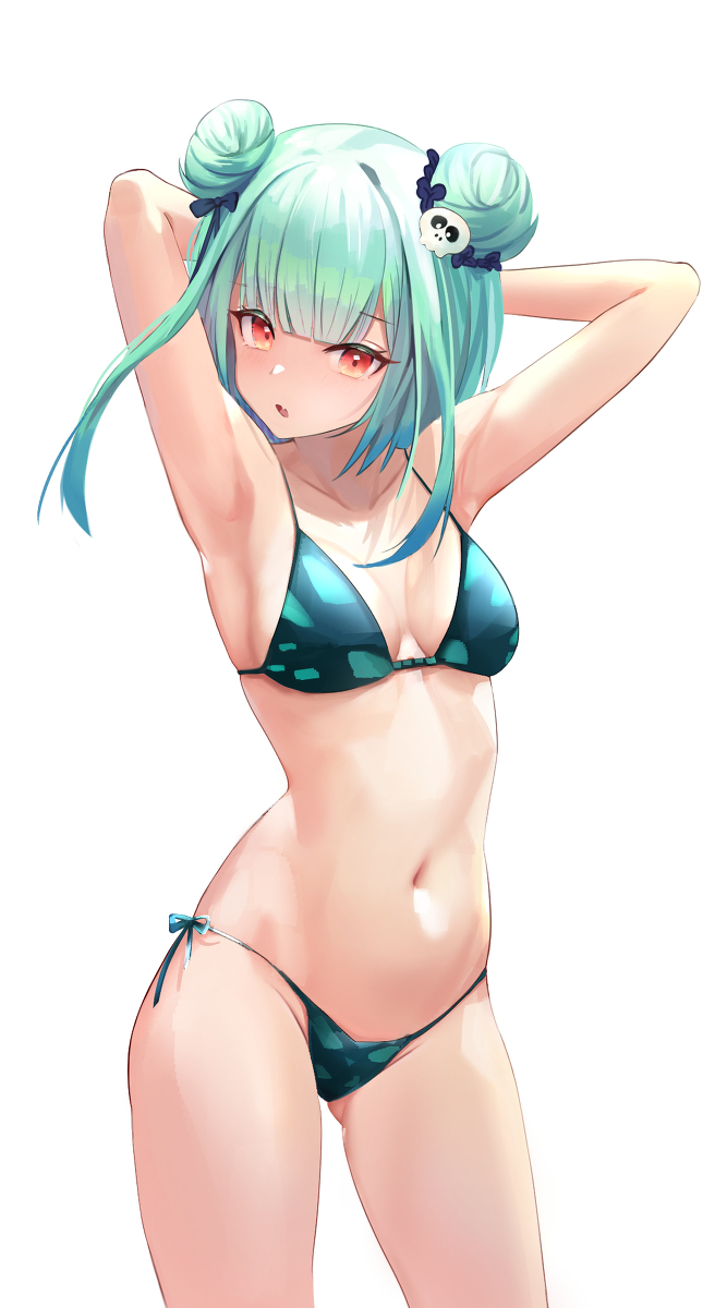 This is a pixiv picture whose title is 潤羽るしあ.