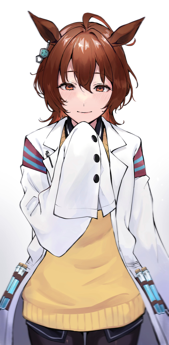 This is a pixiv picture whose title is アグネスタキオン.