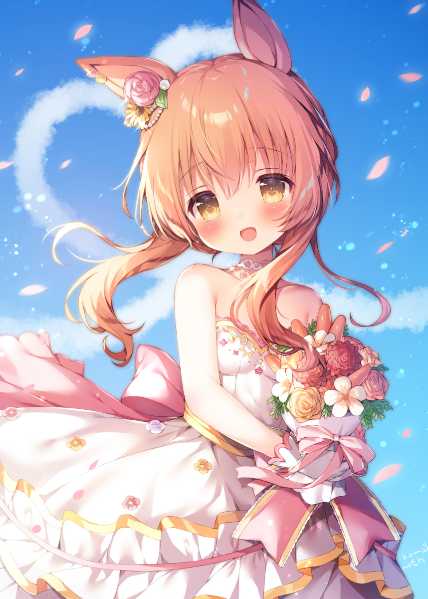 This is a pixiv picture whose title is 花嫁マヤノ.