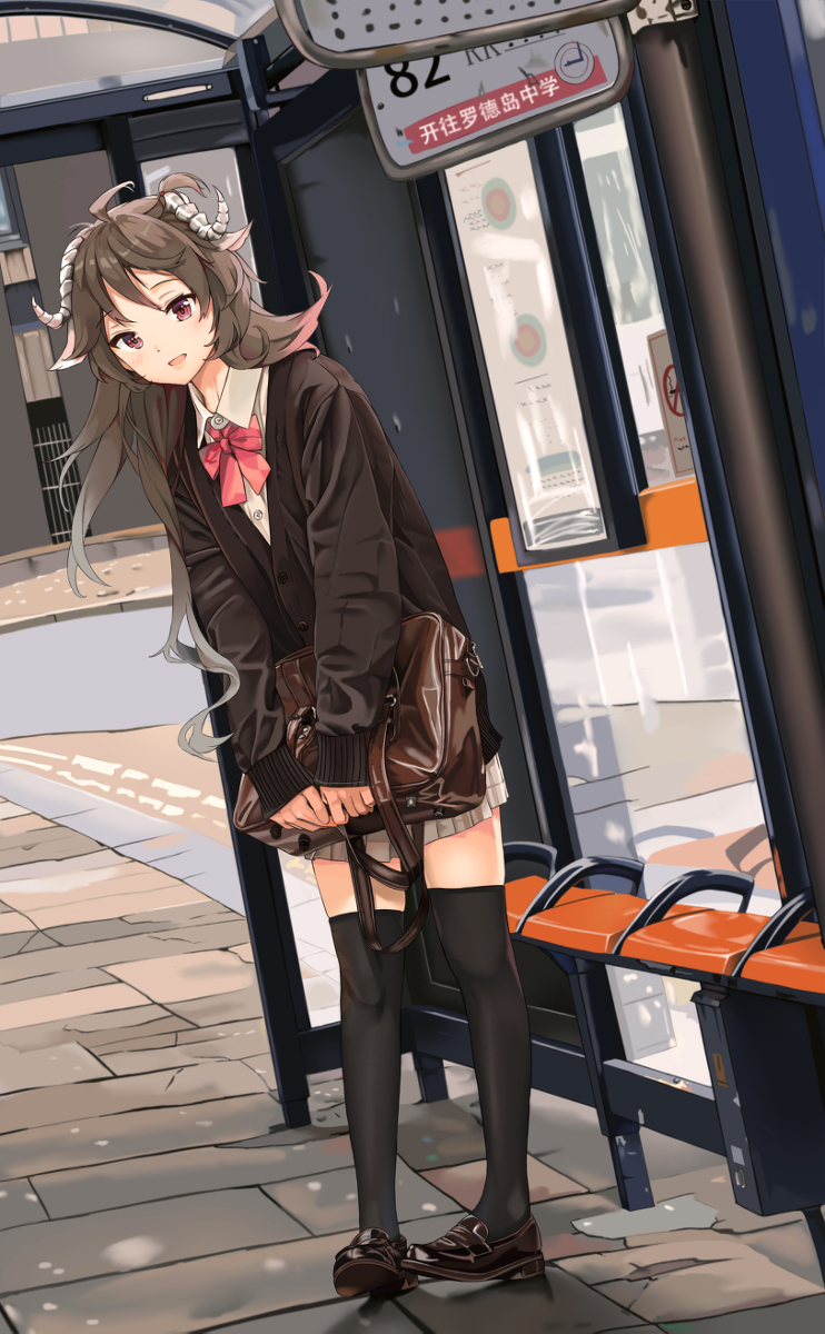 This is a pixiv picture whose title is 放学.
