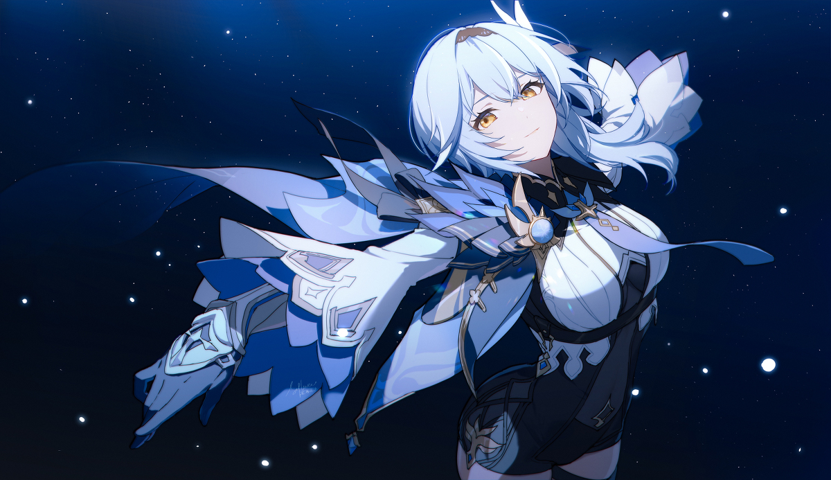 This is a pixiv picture whose title is Eula.