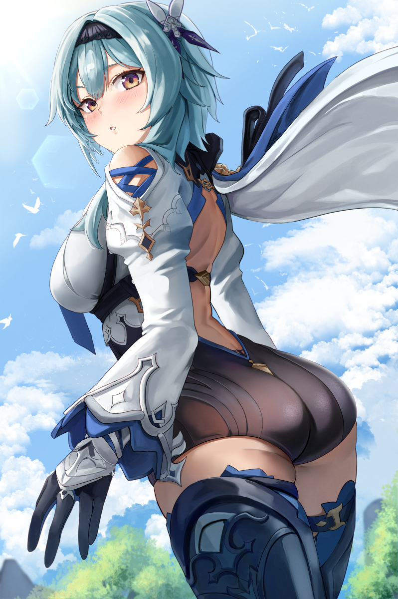 This is a pixiv picture whose title is Eula.
