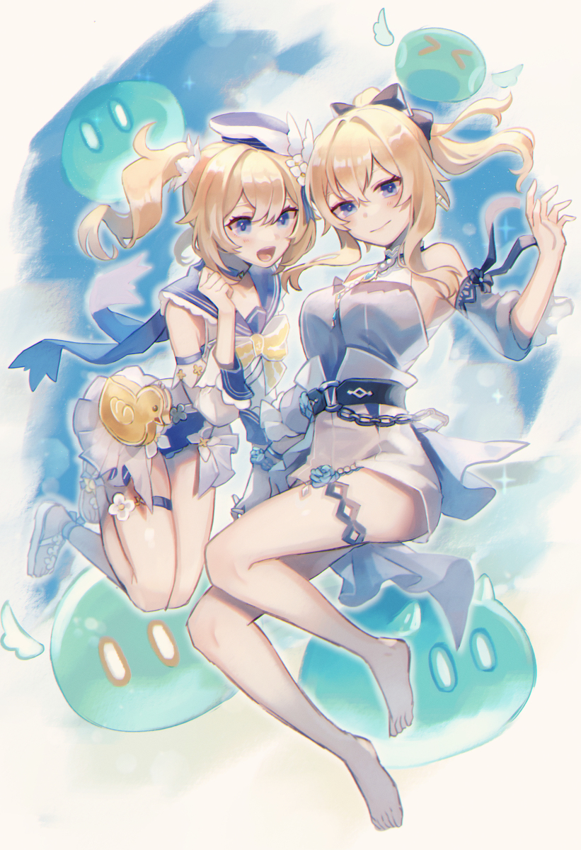 This is a pixiv picture whose title is バーバラとジン.