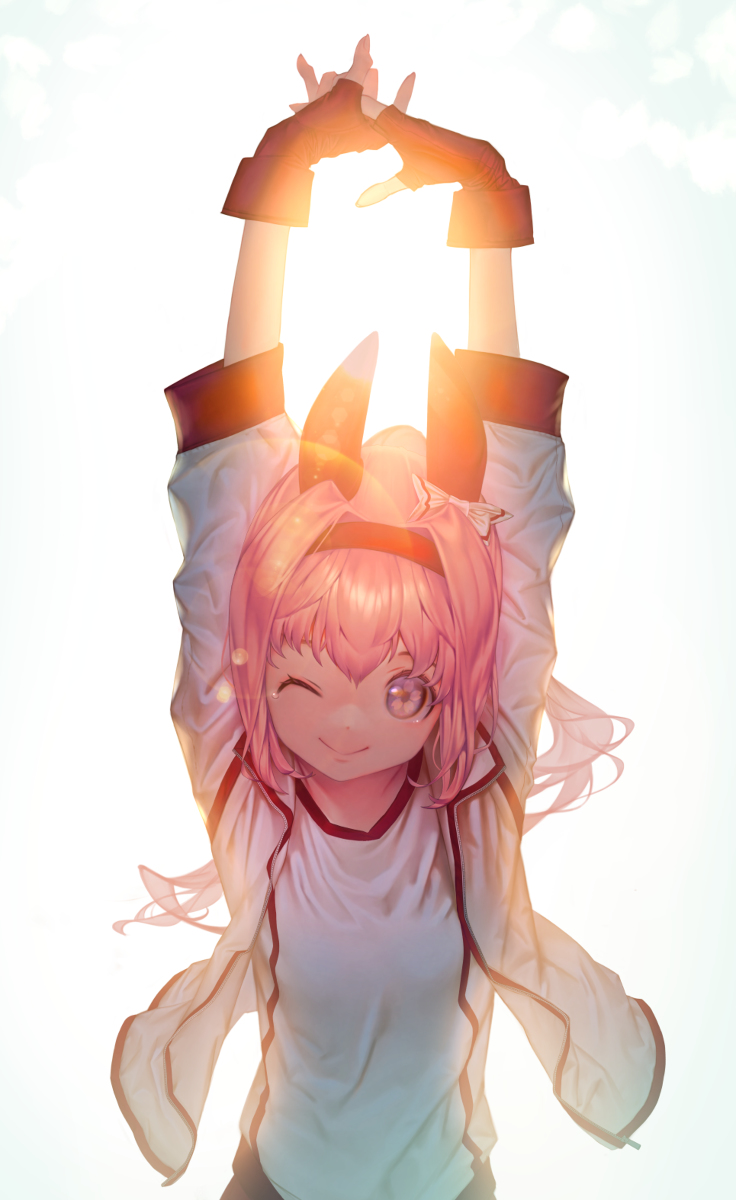 This is a pixiv picture whose title is ハルウララ.
