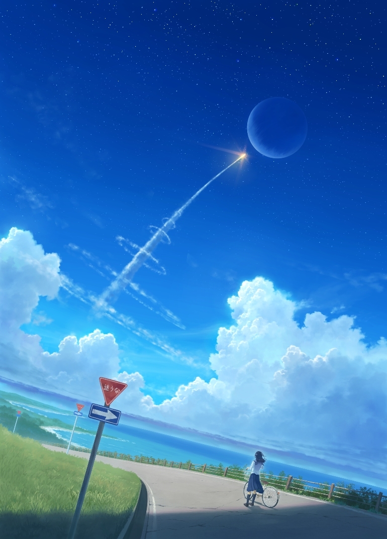 This is a pixiv picture whose title is 私もいつか行けるかな.