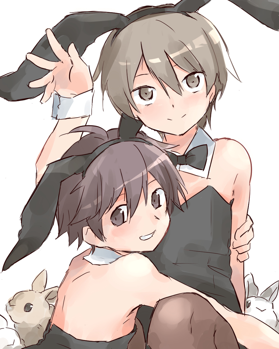 This is a pixiv picture whose title is ぴょん.