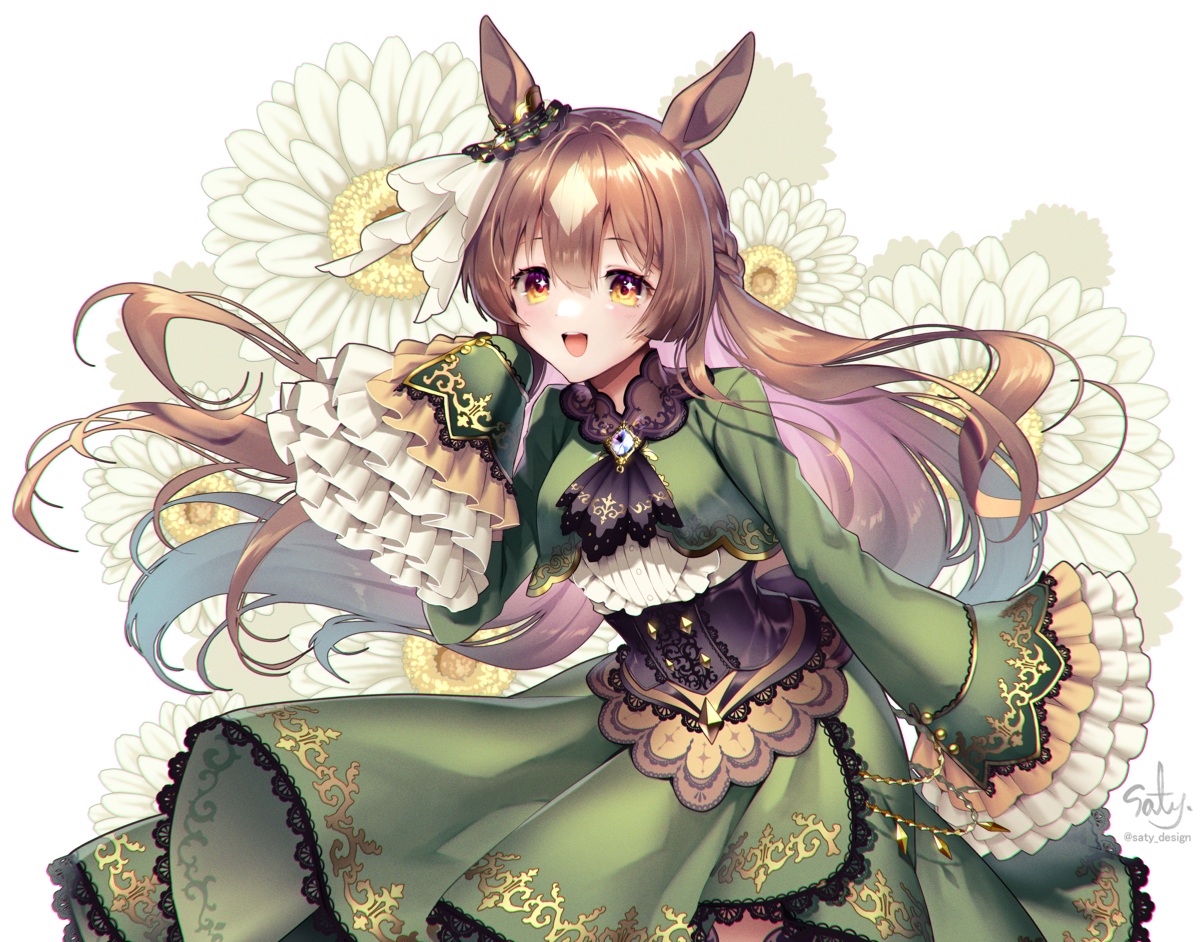 This is a pixiv picture whose title is サトノダイヤモンド.