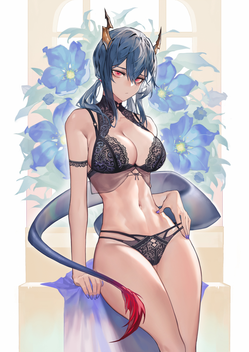 This is a pixiv picture whose title is Ch'en Lingerie.