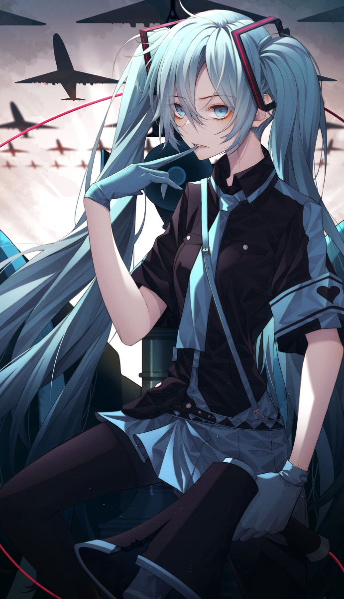 This is a pixiv picture whose title is 恋は戦争.