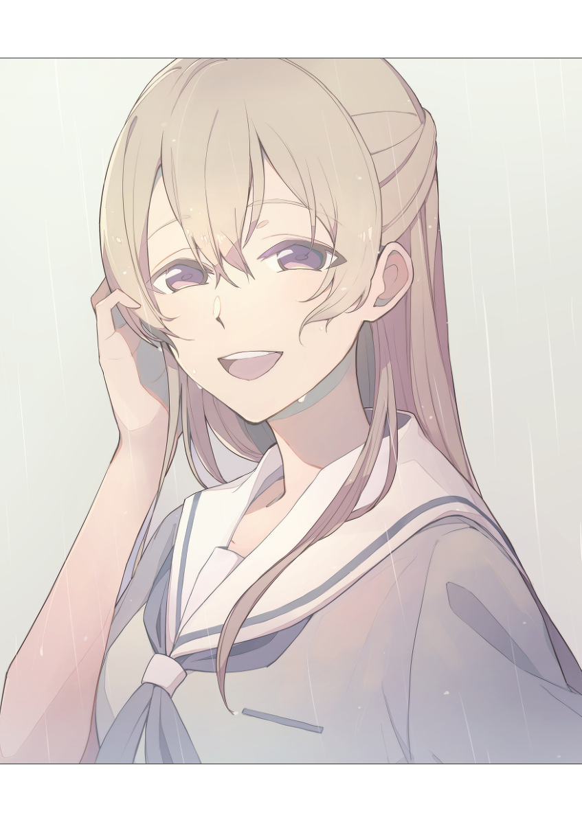 This is a pixiv picture whose title is 溶けだす白.
