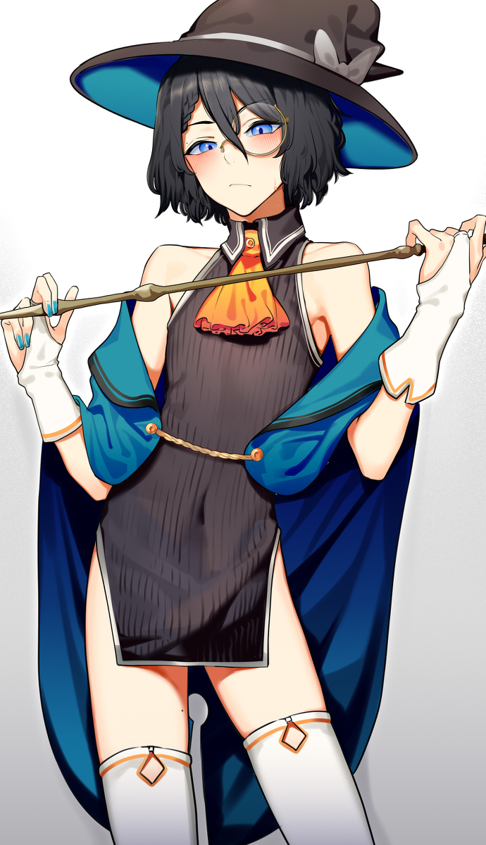 This is a pixiv picture whose title is 魔女ザキ.