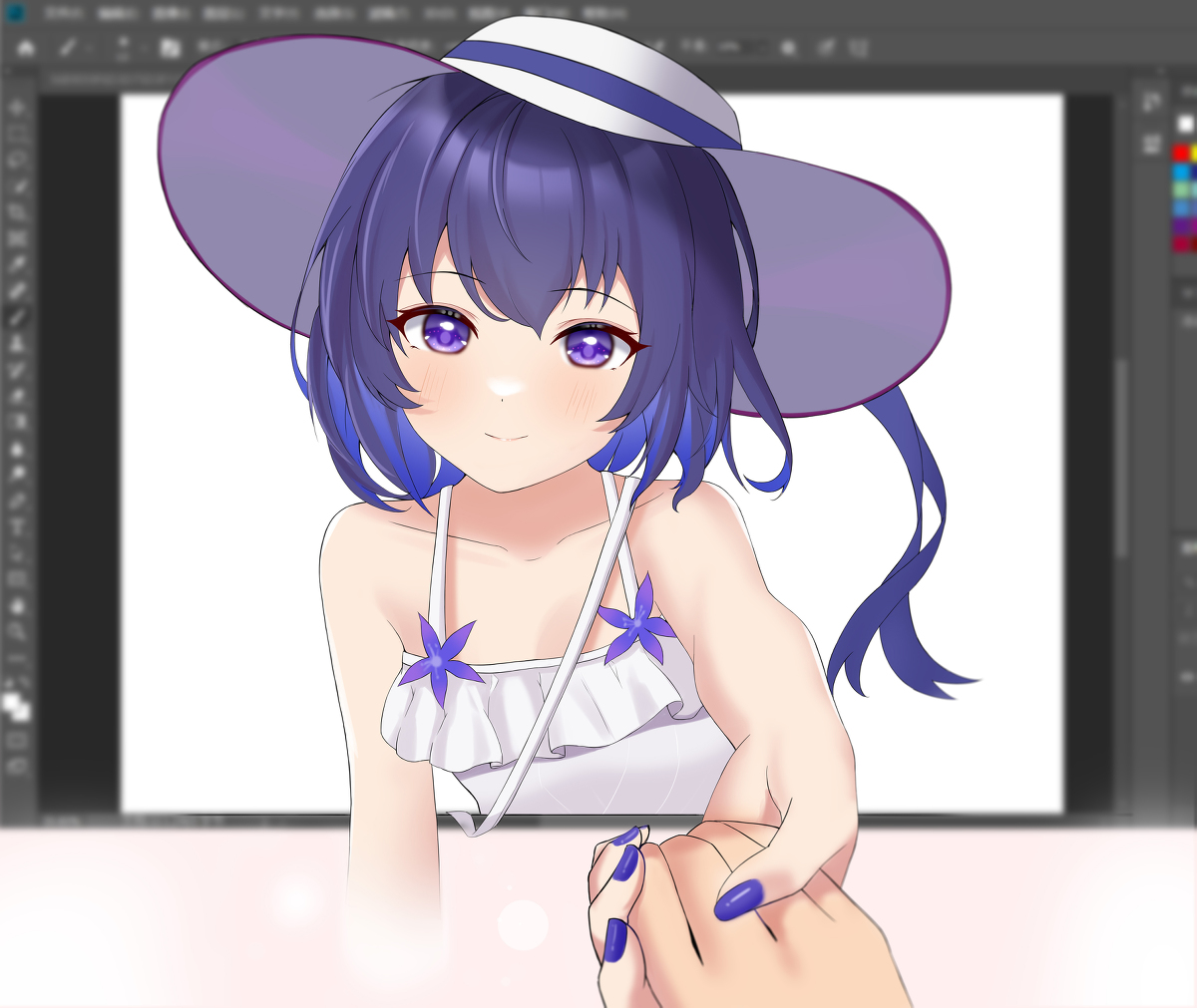 This is a pixiv picture whose title is 来到我身边.