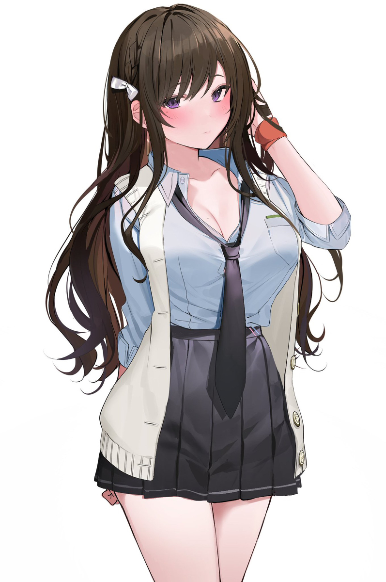 This is a pixiv picture whose title is ゆるふわ茶髪ちゃん.