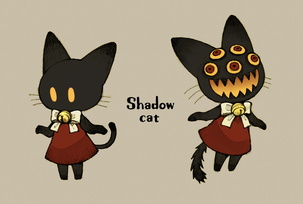 This is a pixiv picture whose title is Shadow cat.