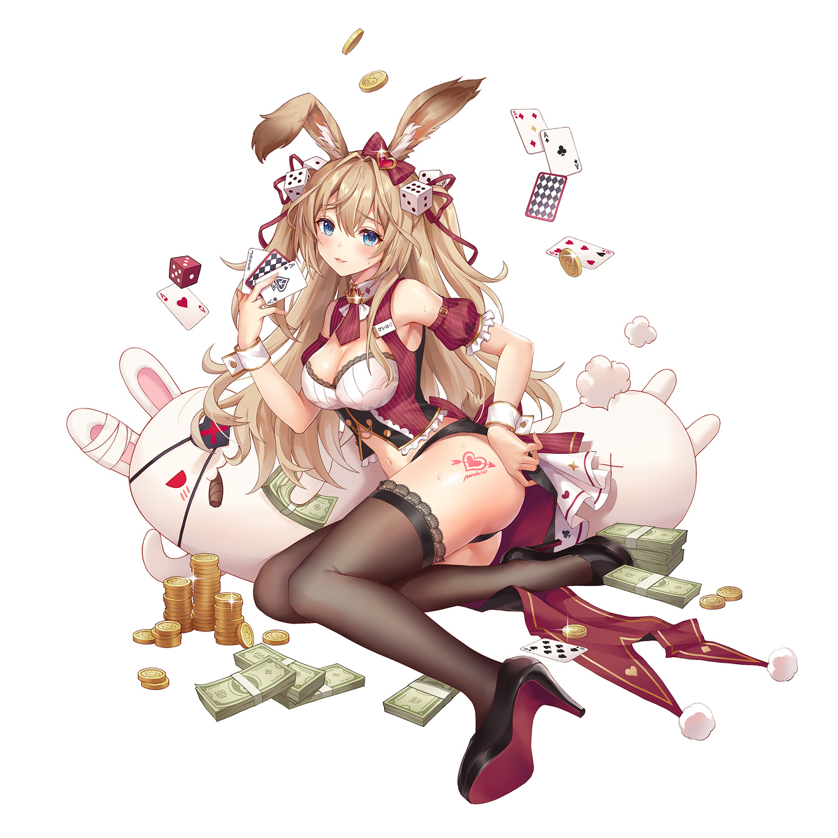 This is a pixiv picture whose title is マシロ.