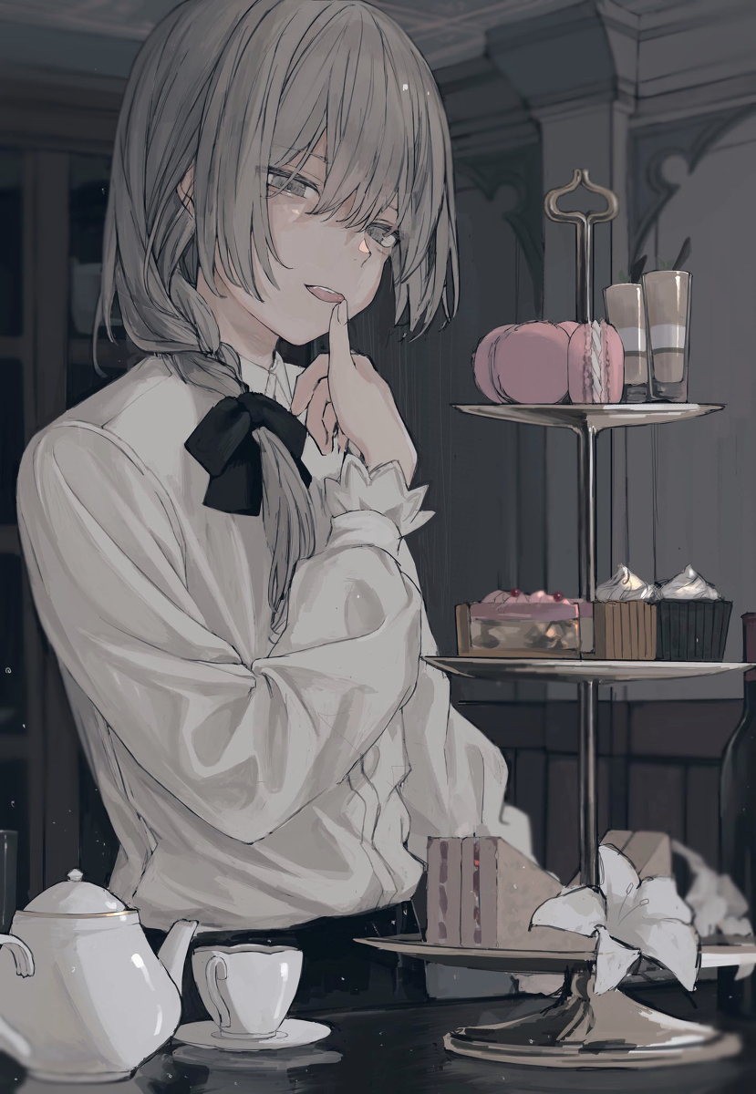 This is a pixiv picture whose title is episode.3「Afternoon tea」.
