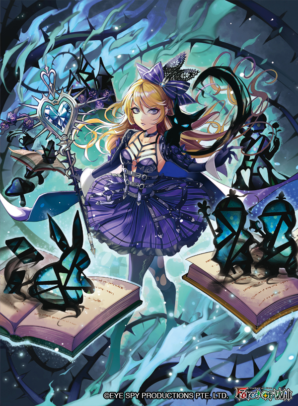 This is a pixiv picture whose title is 『The World of Dark Alice』.