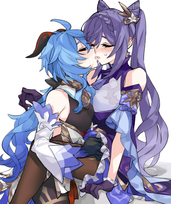 This is a pixiv picture whose title is 甘晴.