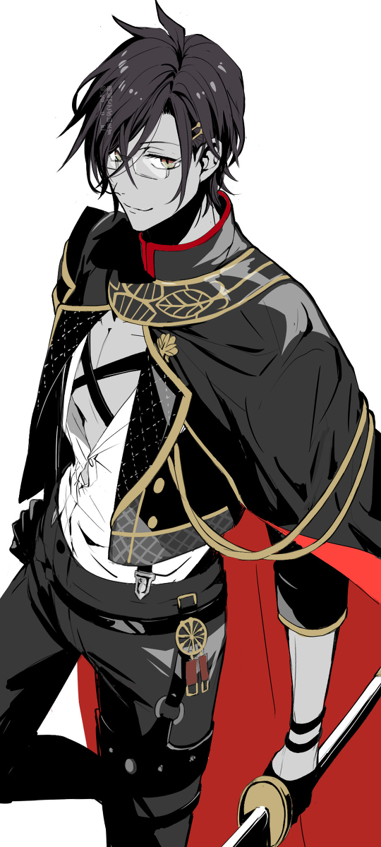 This is a pixiv picture whose title is 明石国行極.