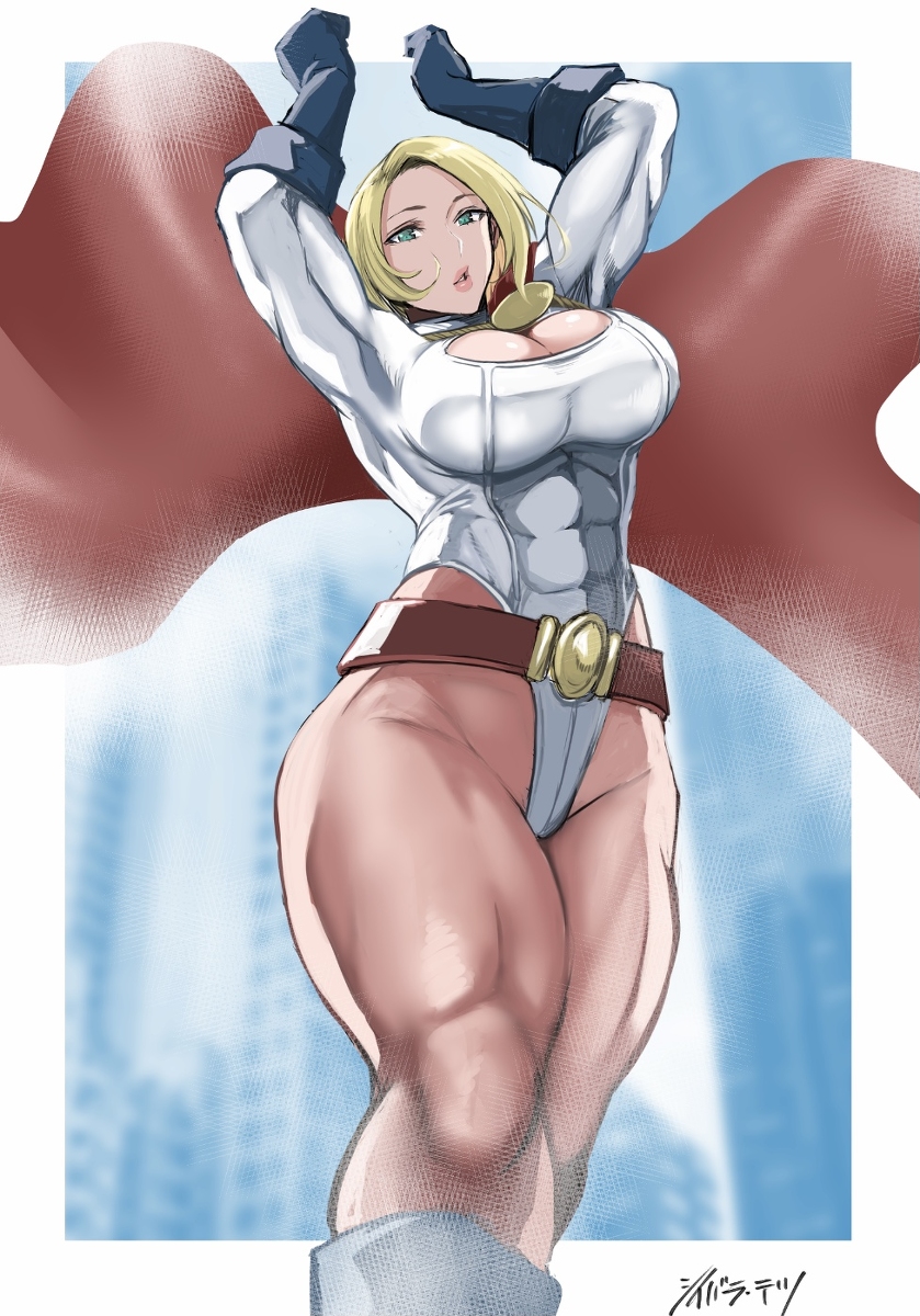 This is a pixiv picture whose title is パワーガール.