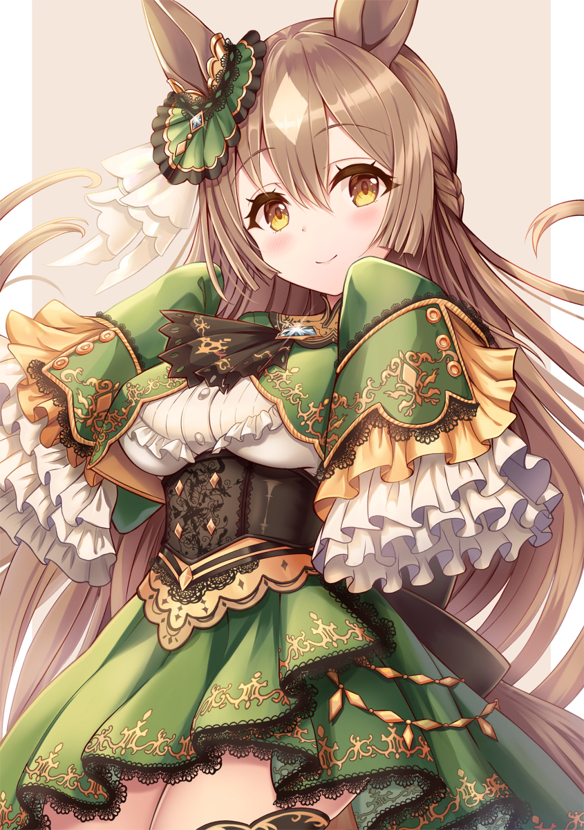 This is a pixiv picture whose title is サトノダイヤモンド.