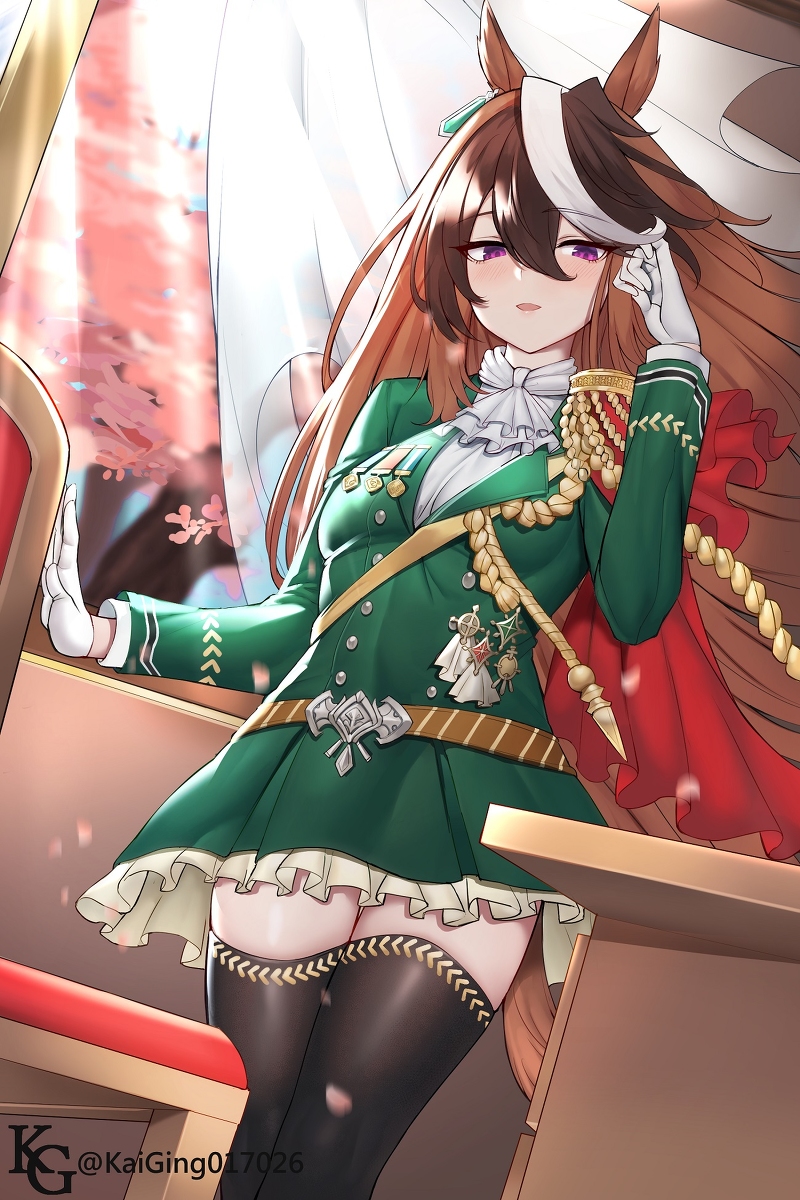 This is a pixiv picture whose title is 皇帝の休憩.