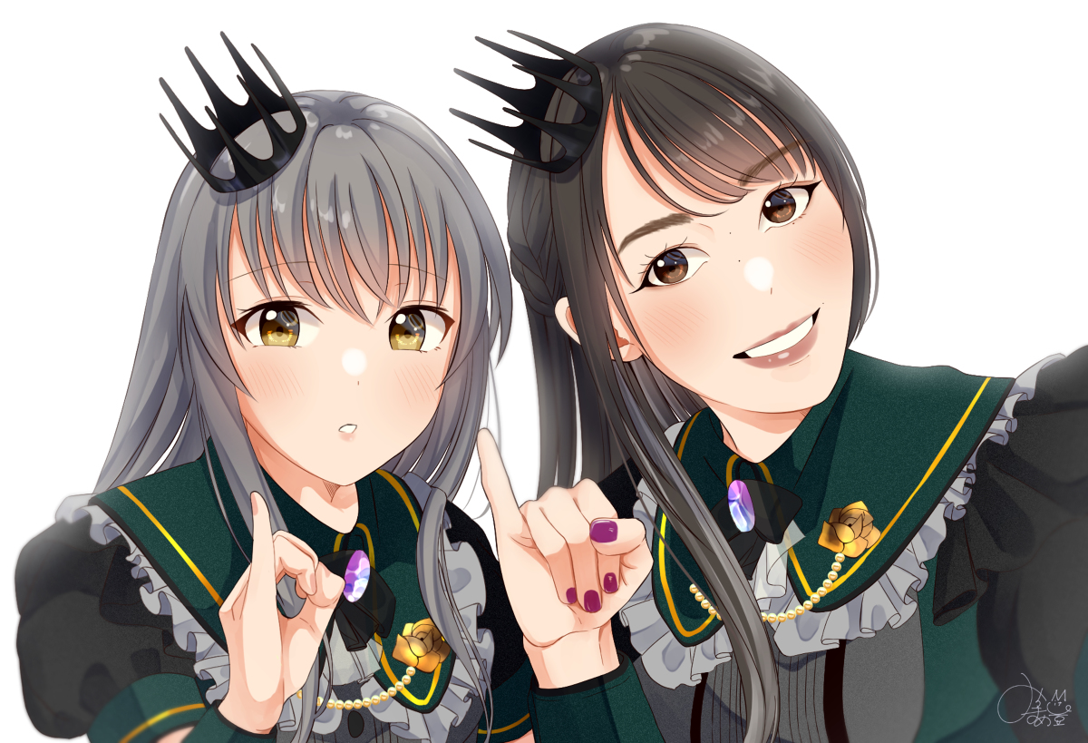 This is a pixiv picture whose title is あいあい×友希那.