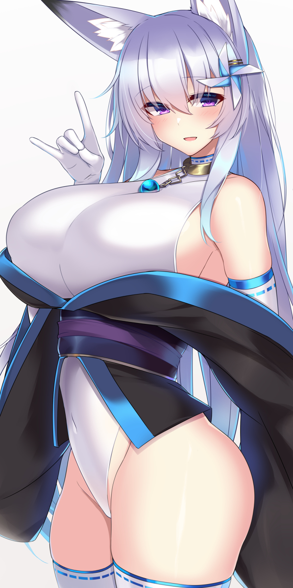 This is a pixiv picture whose title is 和レオタ水葵.