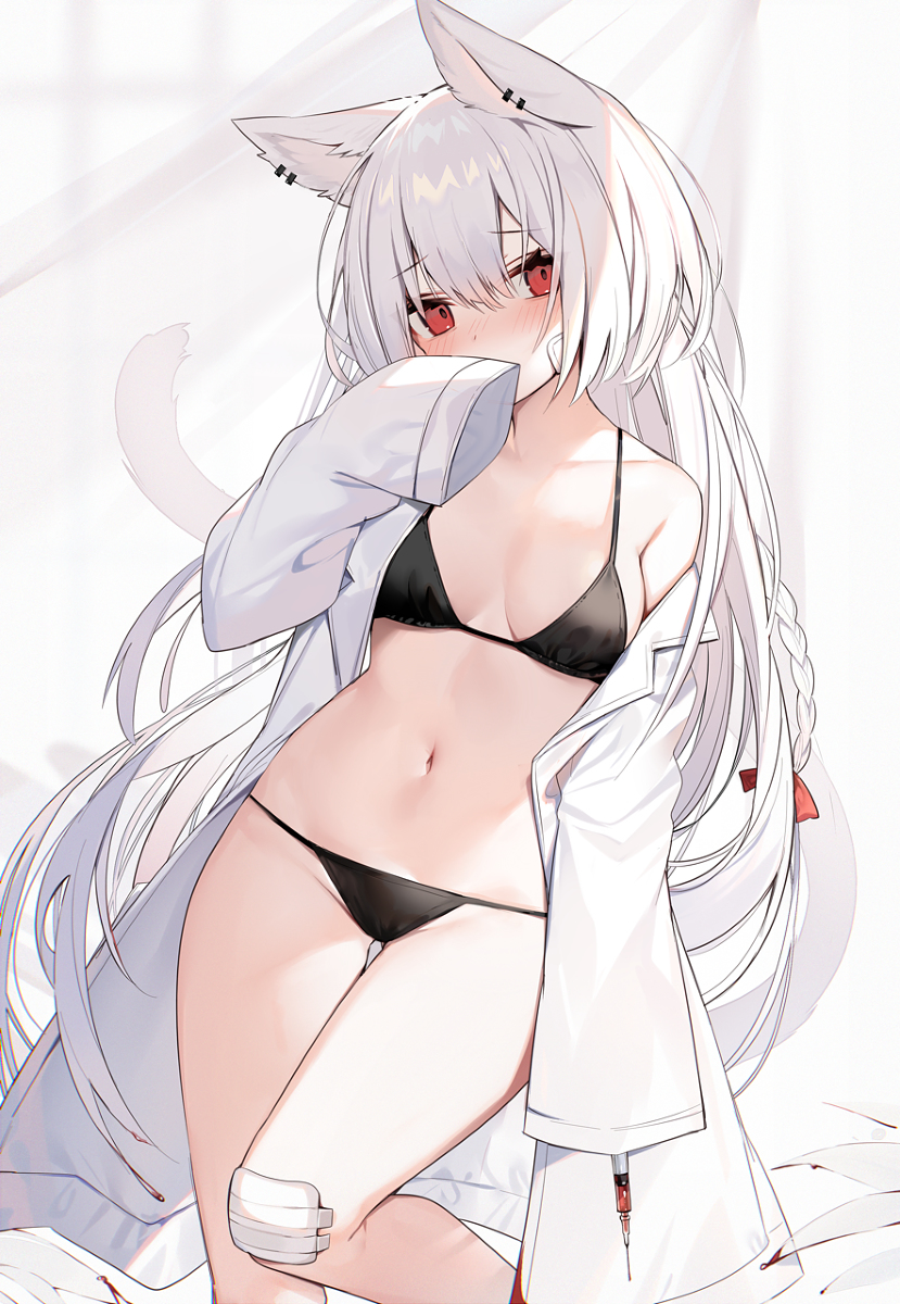 This is a pixiv picture whose title is 💉.