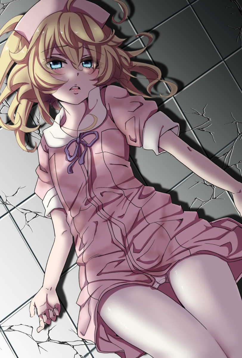 This is a pixiv picture whose title is 夜勤戦記.