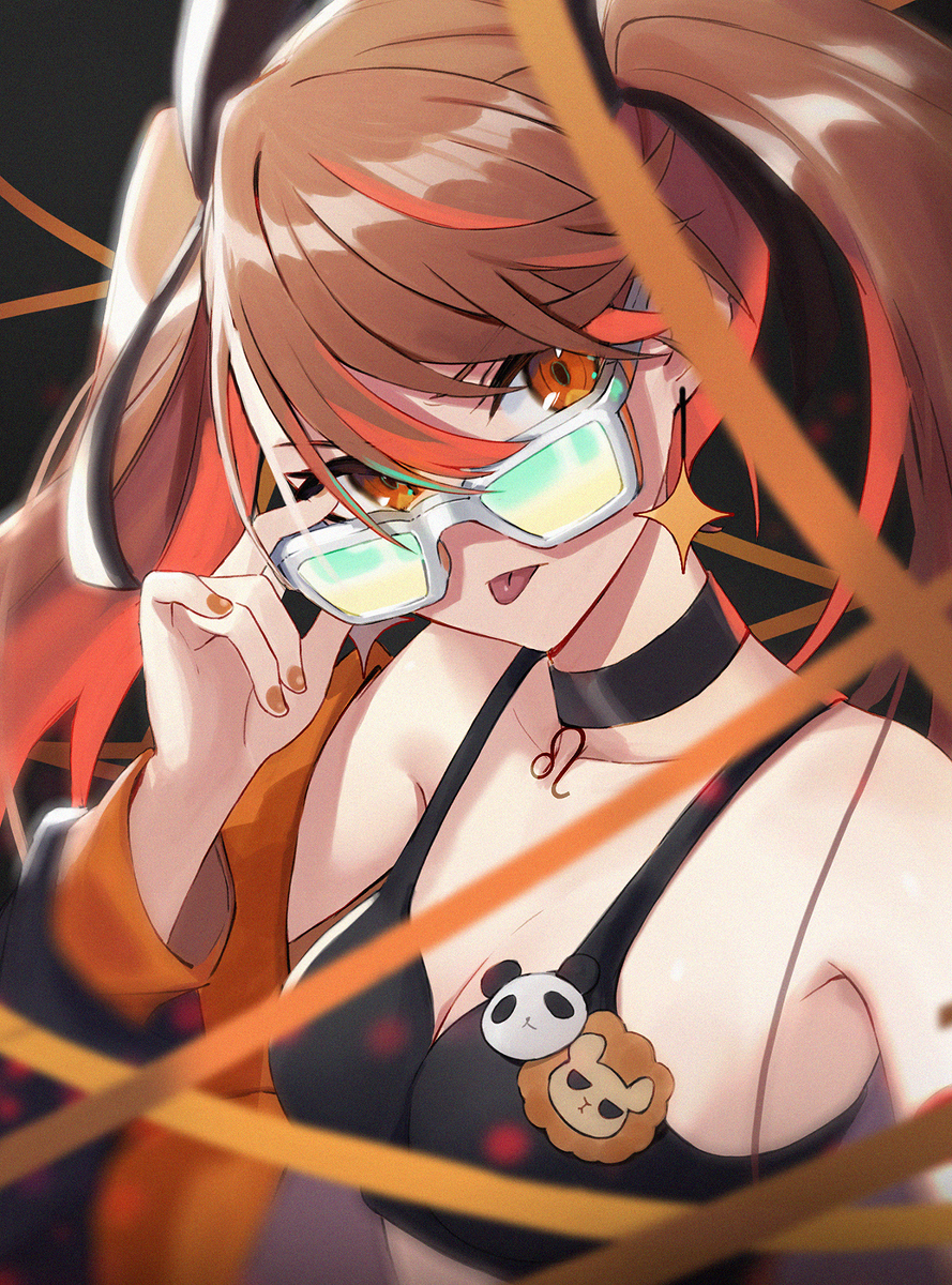 This is a pixiv picture whose title is 獅子神レオナ.