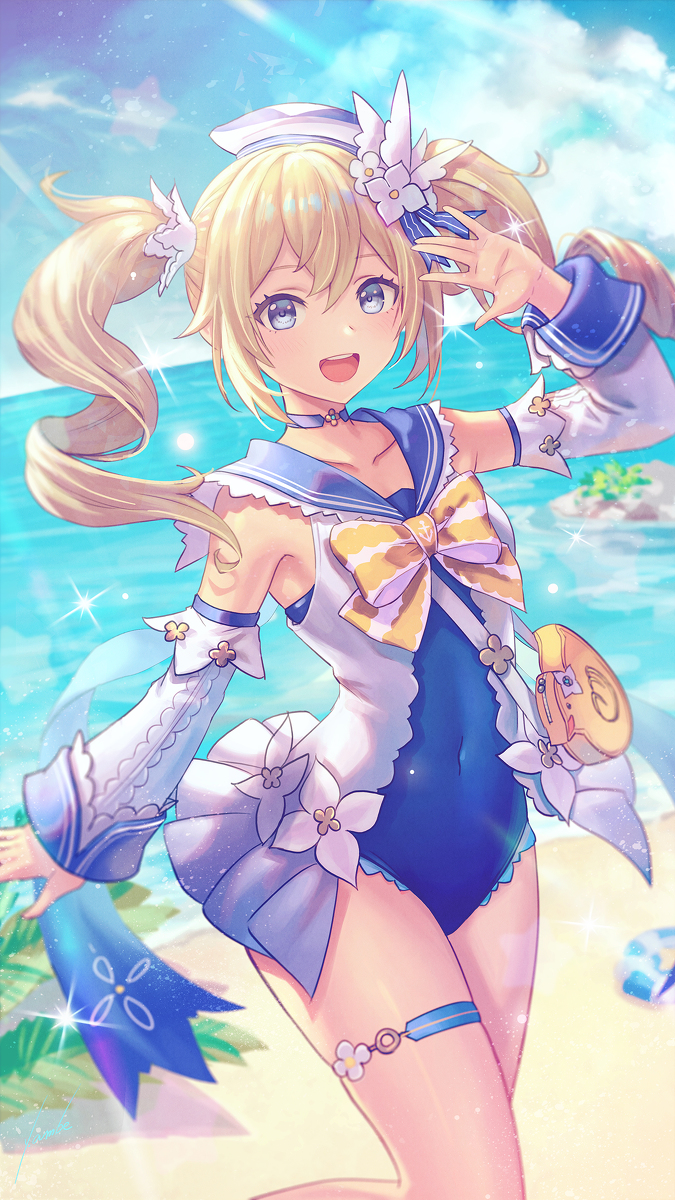This is a pixiv picture whose title is サマータイムスパークル.