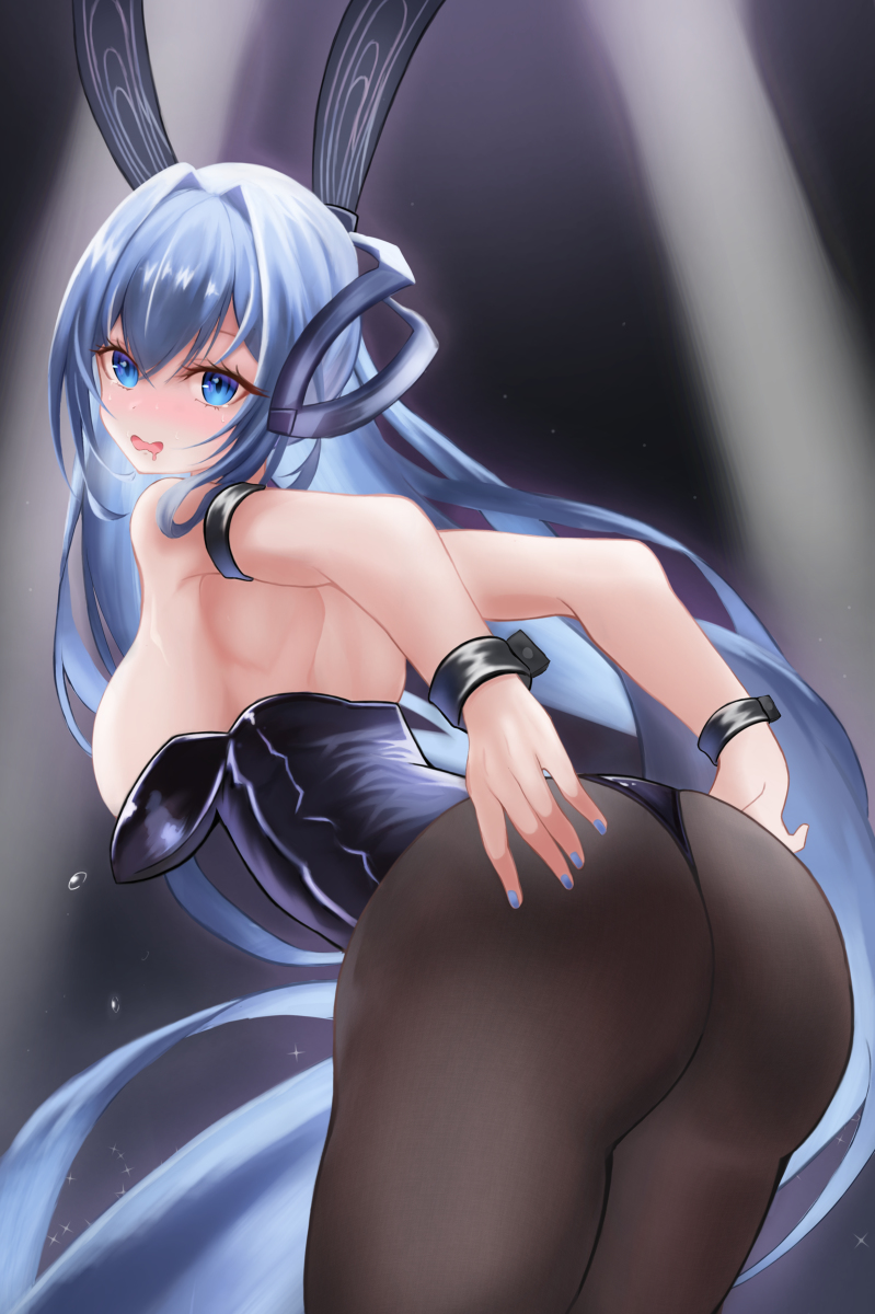 This is a pixiv picture whose title is 🐰⭐🌌.