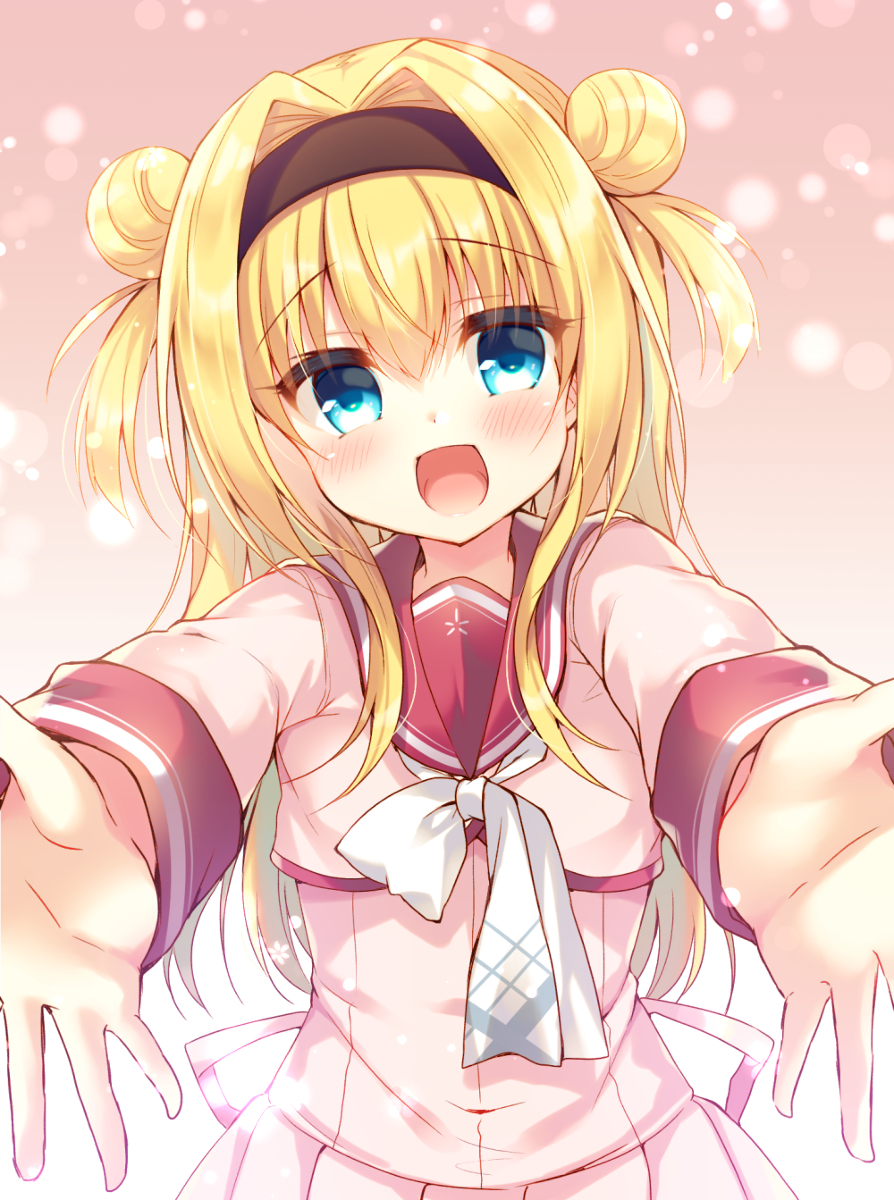 This is a pixiv picture whose title is かわいい妹がハグしてあげたっていいんですよ？.